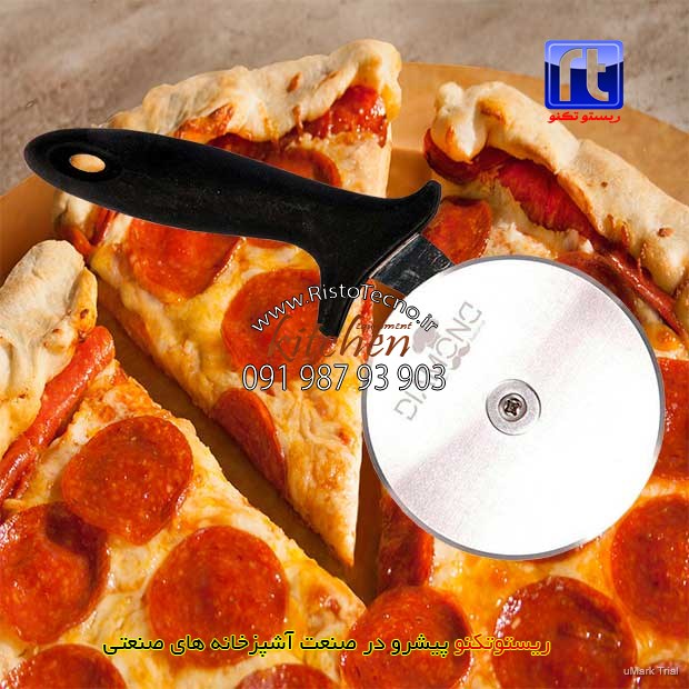 پیتزا-بر-تک-چرخ-کوچک-دسته-مشکی-10-سانتیمتر