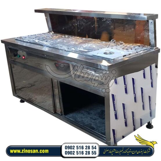 کانتر گرم تهیه غذای خانگی نیکان در تهران سهروردی