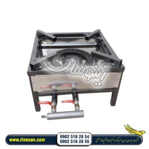 اجاق پلوپز گازی کوچک پروفیلی دو شعله