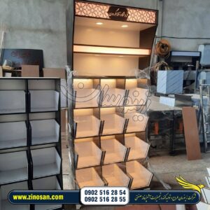  قفسه آجیل و خشکبار با طراحی اختصاصی