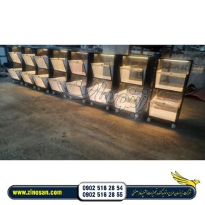 استند شیشه ای عطاری
